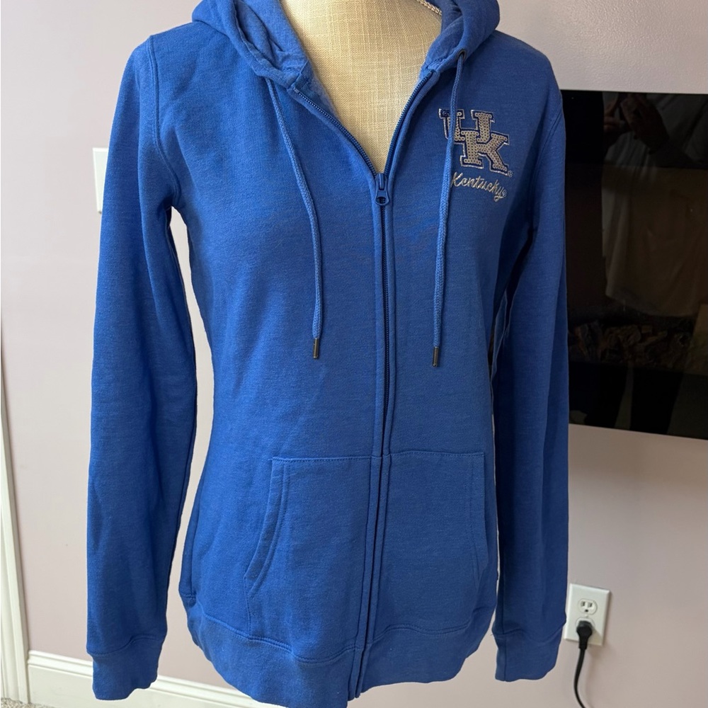 Top of the World Royal Blue University of Kentucky Women's zip up Hoodie